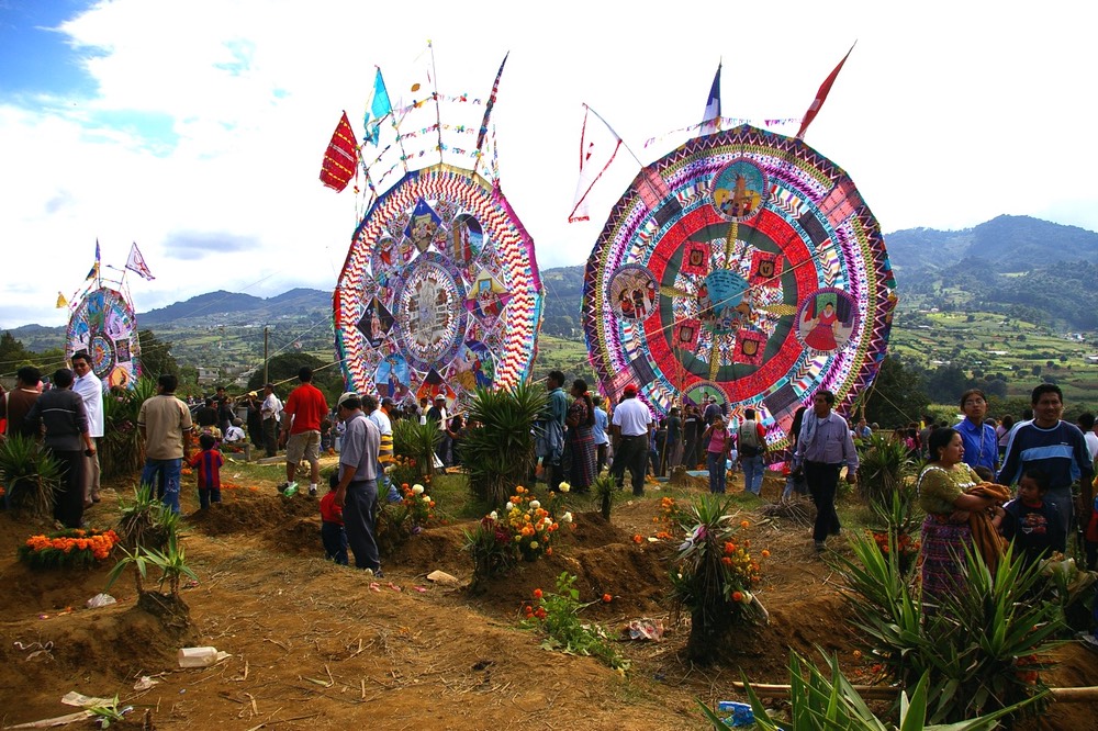 34. Barriletes, Dia de los Muertos, Santiago Sac.