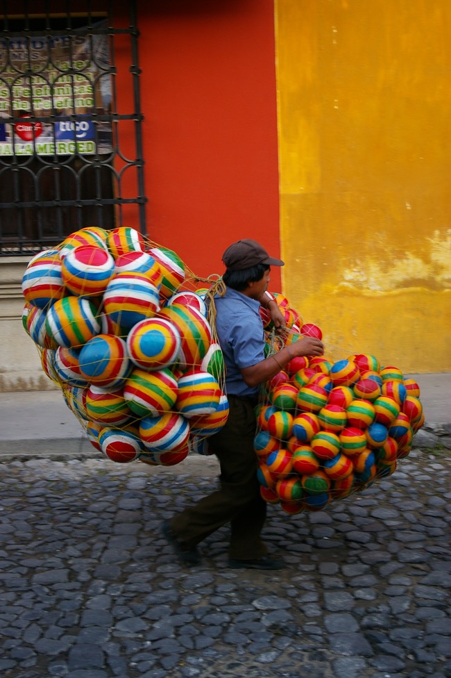 37. Selling balls in La Antigua