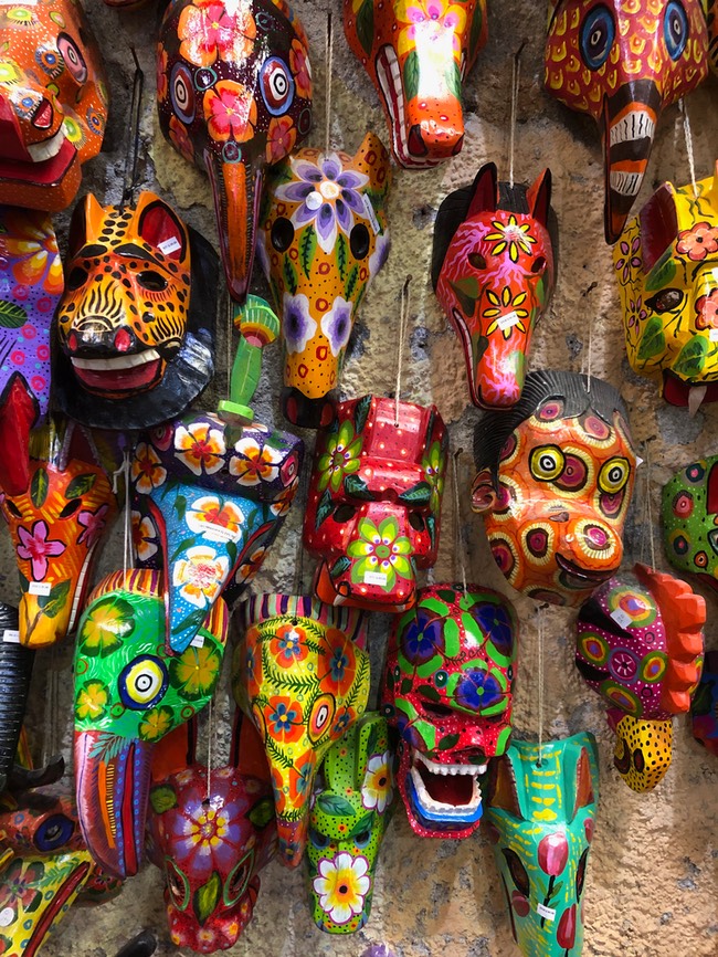 9. Wooden Masks